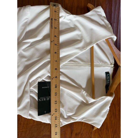 Lauren Ralph Lauren Wide Leg Jumpsuit Surplice Bodice SZ 4 NWT - Picture 10 of 16